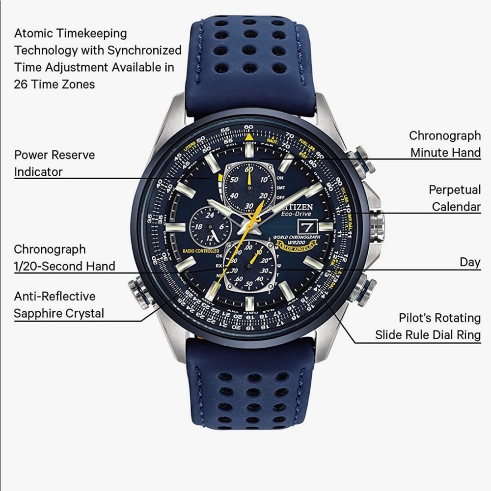 Citizen watch is in excellent condition although the band has some flaws.